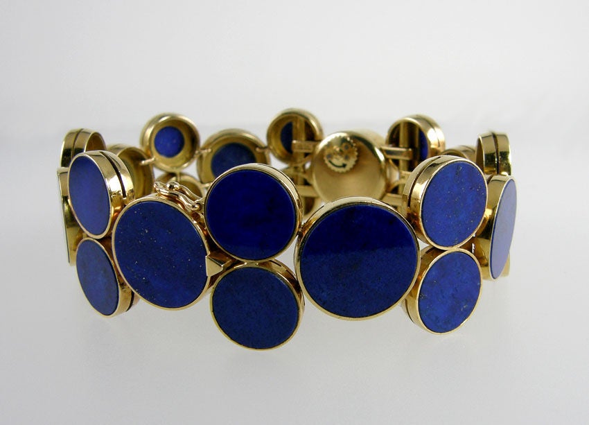 Cartier Gold and Lapis Watch 2