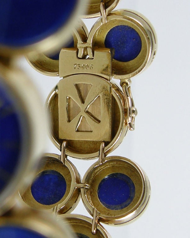 Cartier Gold and Lapis Watch 4