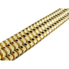 Gold Fish Scale Bracelet