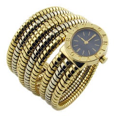 Bulgari Twotone Gold Spiga Watch