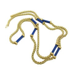 Gold and Lapis Necklace