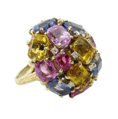 Sapphire Dome RIng