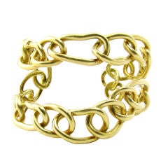 Angela Cummings Wide Gold Swirl Loop Bracelet
