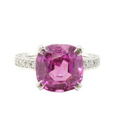 Pink Sapphire Ring