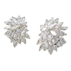 Diamond Cluster Earrings
