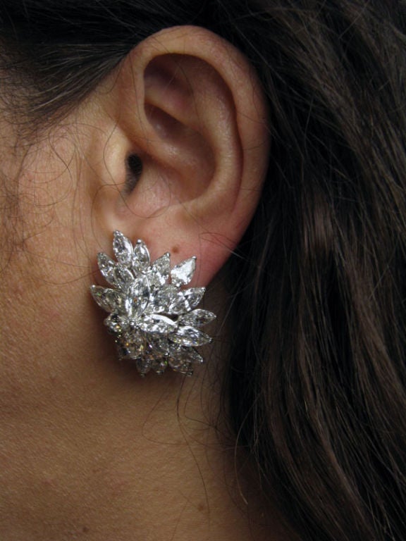 Diamond Cluster Earrings