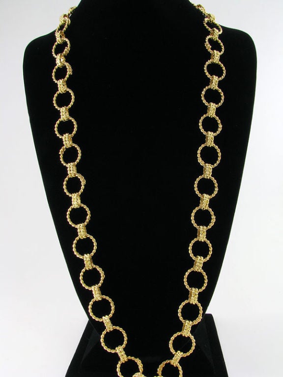 Verdura Fancy Link Chain Necklace