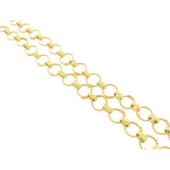 Verdura Fancy Link Chain Necklace