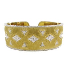 Buccellati Gold and Diamond Bracelet
