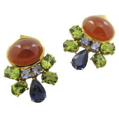 Peggy Guinness Multistone Earrings