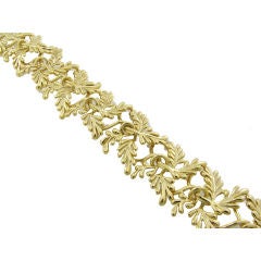 Schlumberger Gold Leaves Bracelet