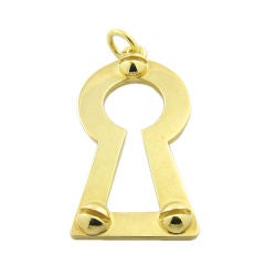 Aldo Cipullo Keyhole Pendant