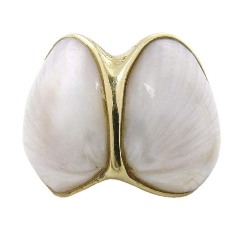 Marguerite Stix Double Shell Ring
