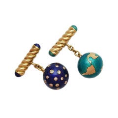 Verdura "Night and Day" Cufflinks