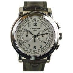 Patek Philippe Classic Chronograph reference 5070G 18 White Gold