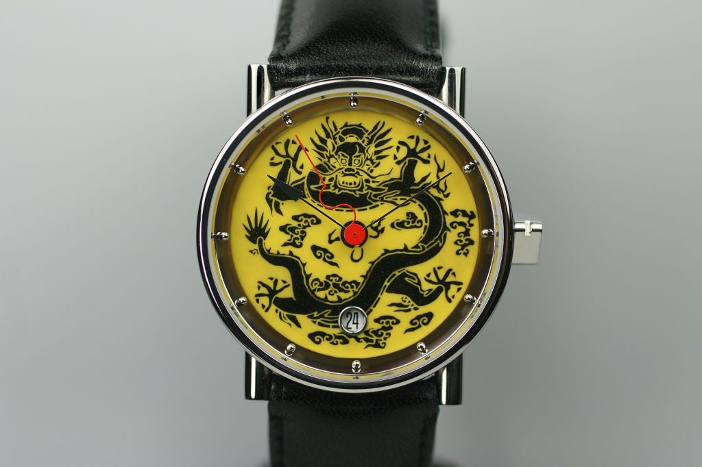 Alain Silberstein Dragon Series Enamel Dial Watch 1