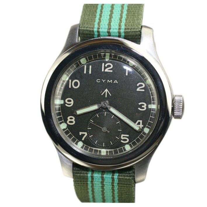 Cyma Broad Arrow British Militay Watch