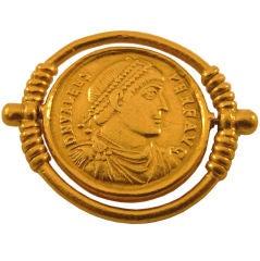 Coin brooch by Marcus & Co.