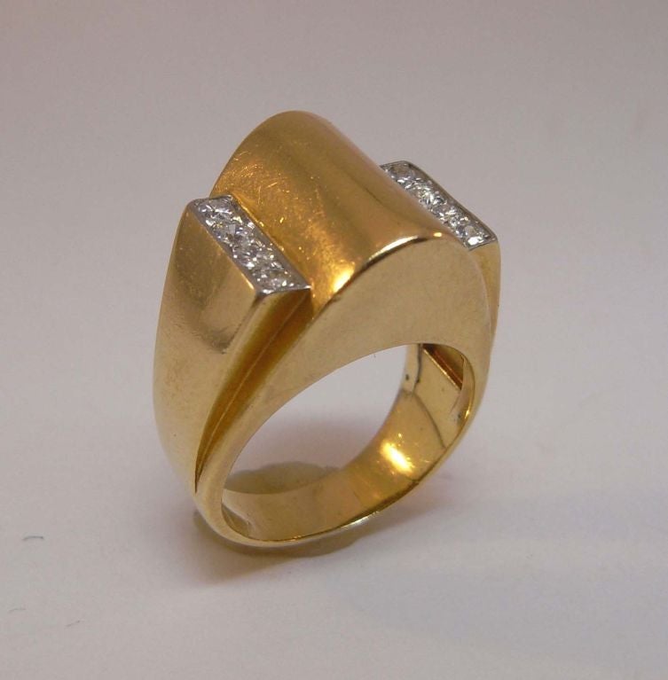 Gold and diamond ring by Van Cleef et Arpels