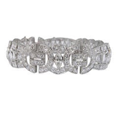 Late Art Deco diamond bracelet