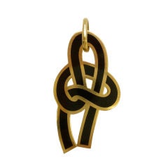 Talisman: Gold and Enamel Pendant by Cartier, Italy c1970
