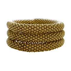 18k Gold Bracelet by Paloma Picasso for Tiffany, Italy