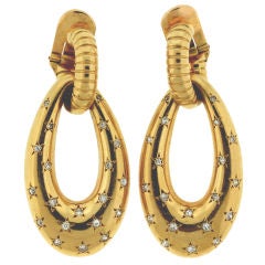Mauboussin Paris Gold and Diamond Earrings