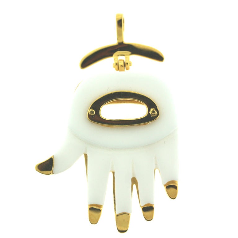 Aldo Cipullo for Cartier 1970s Hamsa Pendant
