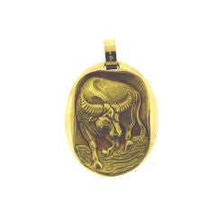 Cartier Paris Taurus Zodiac Medallion