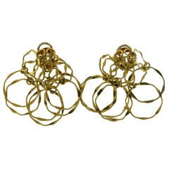 Cartier 1970s Light and Airy Dangling Earrings