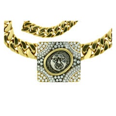 Exquisite Bulgari "Boca della Verita" Choker