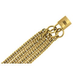 Casual Chic Hermes Gold Bracelet/Necklace