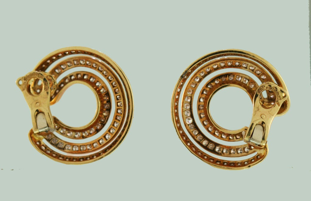 Creole Diamond Earrings by POIRAY Paris