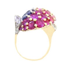 Retro Multigem Ring by Seaman Schepps