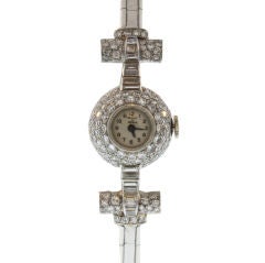 Antique Van Cleef & Arpels Art Deco Diamond Watch