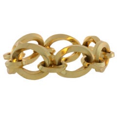 Tiffany & Co. Gold Oval Link Bracelet