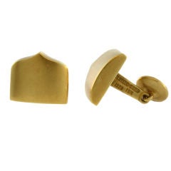 BARRY KIESELSTEIN CORD Shield Motif Cufflinks