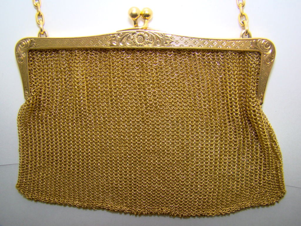 yellow gold purse