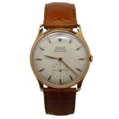 Used 1940's 18K Pink Gold Watch sold by 'Serpico y Laino' by Rolex