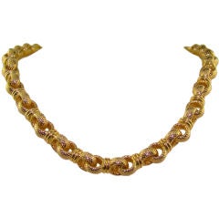 Chopard 18 Karat Yellow Gold Necklace