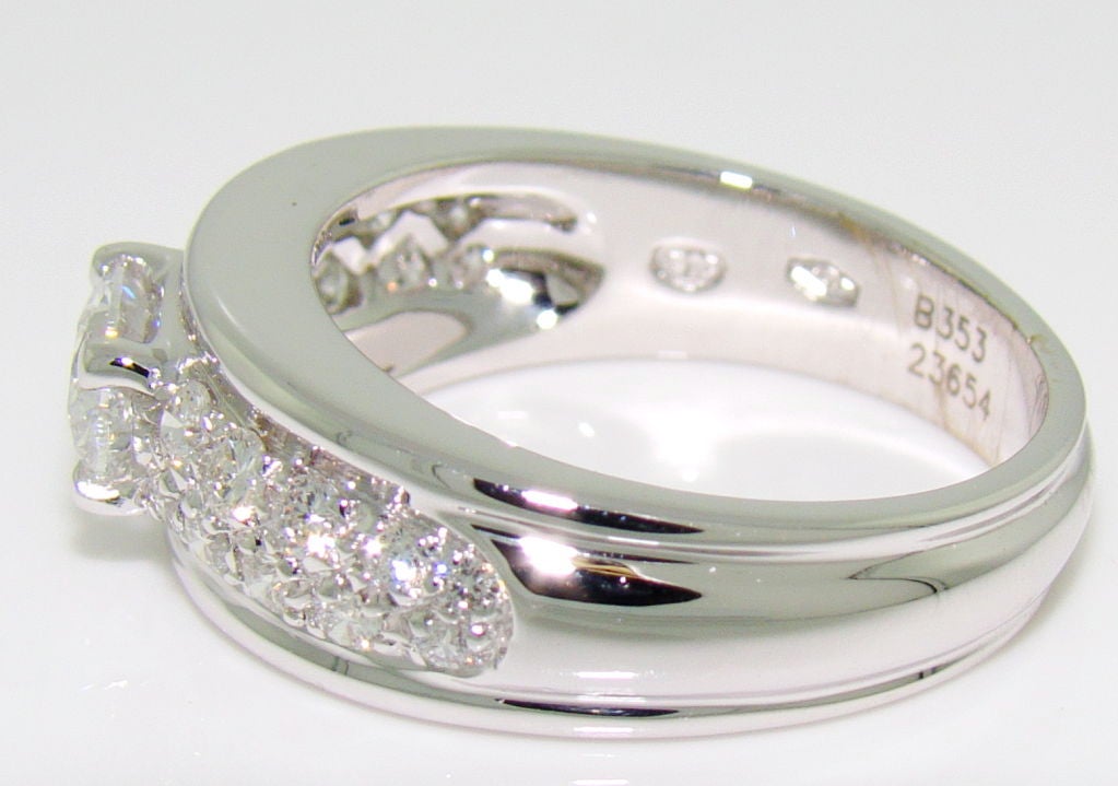Boucheron 18K White Gold & Diamond Ring 2