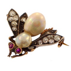 Bejeweled Fly Pin