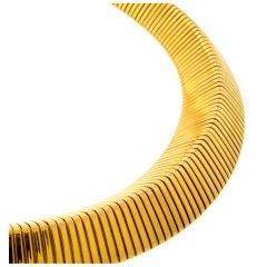 French Ridged Snake Necklace