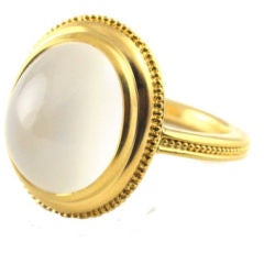 22KT Gold and Moonstone Ring