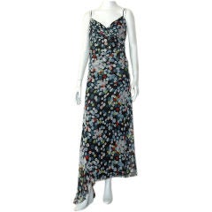 Chanel Polka Dot Confetti Silk Chiffon Dress