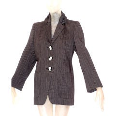 A Romeo Gigli Jacket with Cameo Buttons Vintage A Romeo Gigli Jacket with Cameo Buttons