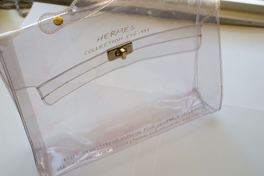 Women's 1996 Hermes PVC 'Security' Kelly