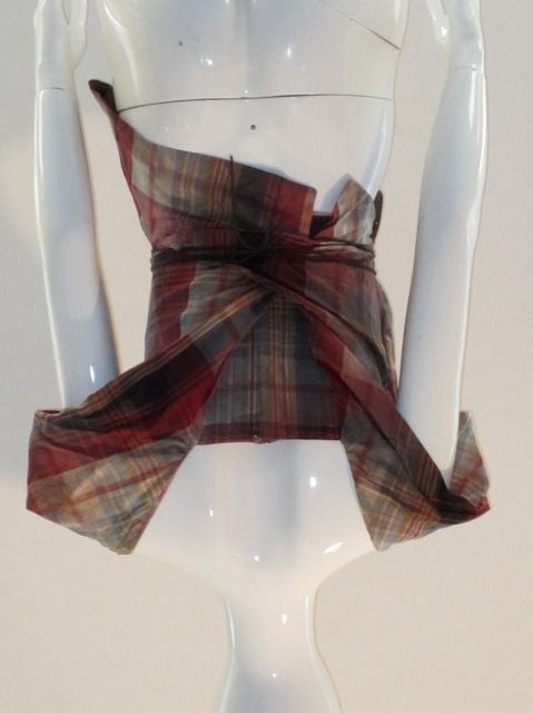 vivienne westwood tartan top