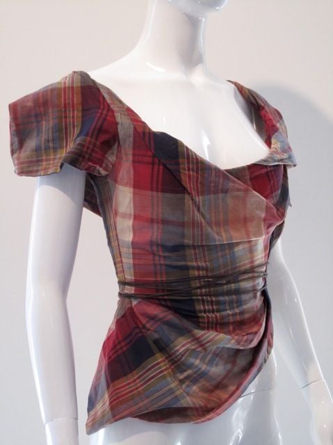 Women's Vivienne Westwood Tartan Corset Top