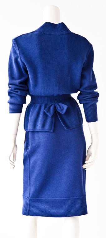 Women's Bottega Veneta Royal blue Wool knit ensemble